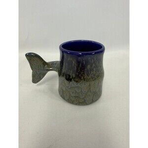 Doug Wylie Ceramic Mug 3D Whale Tail Handle